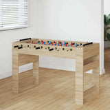 vidaXL Tafelvoetbal Wit 125 x 60,5 x 80 cm Bewerkt hout