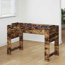vidaXL Tafelvoetbal Wit 125 x 60,5 x 80 cm Bewerkt hout