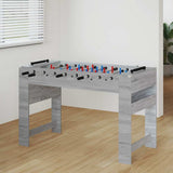 vidaXL Tafelvoetbal Wit 125 x 60,5 x 80 cm Bewerkt hout