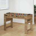 vidaXL Tafelvoetbal Wit 125 x 60,5 x 80 cm Bewerkt hout