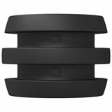 vidaXL Foosball Table Bumpers 16 pcs Black 3 x 3 x 2 cm TPE