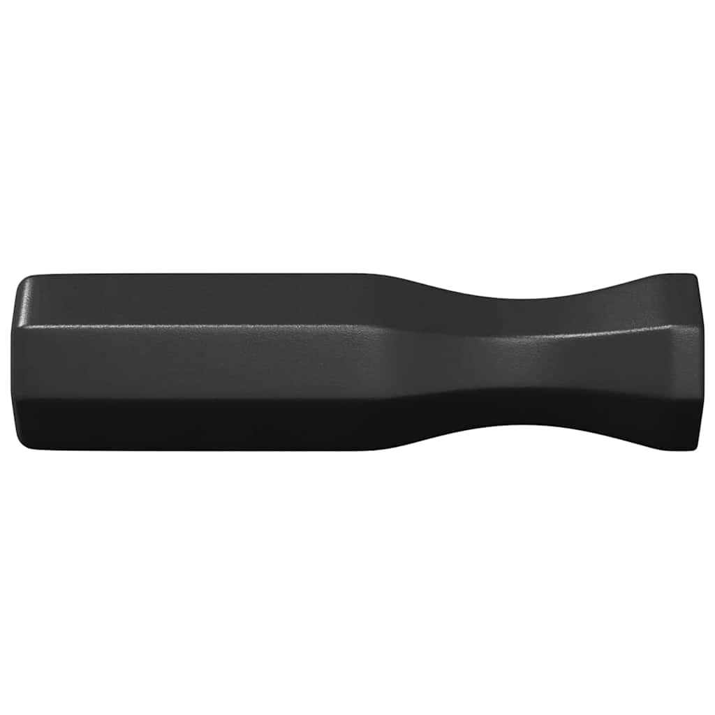 vidaXL Foosball Handles 10 pcs Black 3.1 x 3.1 x 17.8 cm PP