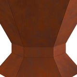 vidaXL Fire Pit Black 50 x 50 x 40 cm Weatherproof Steel