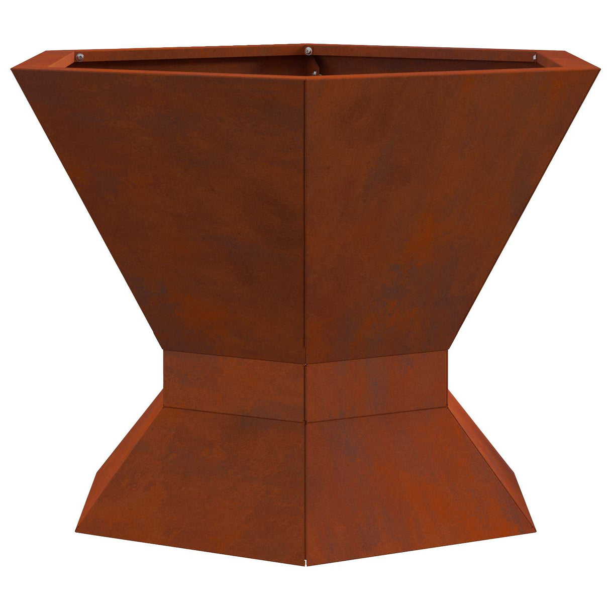 vidaXL Fire Pit Black 50 x 50 x 40 cm Weatherproof Steel