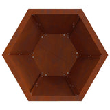 vidaXL Fire Pit Black 50 x 50 x 40 cm Weatherproof Steel