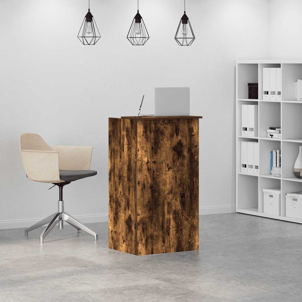 vidaXL Reception Desk White 100x50x103.5 cm Engineered Wood