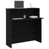 vidaXL Receptiebalie wit 100x50x103,5 cm bewerkt hout