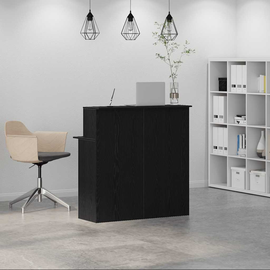 vidaXL Receptiebalie wit 100x50x103,5 cm bewerkt hout