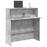 vidaXL Receptiebalie wit 100x50x103,5 cm bewerkt hout