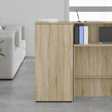 vidaXL Opbergkast wit 40x45x103,5 cm bewerkt hout