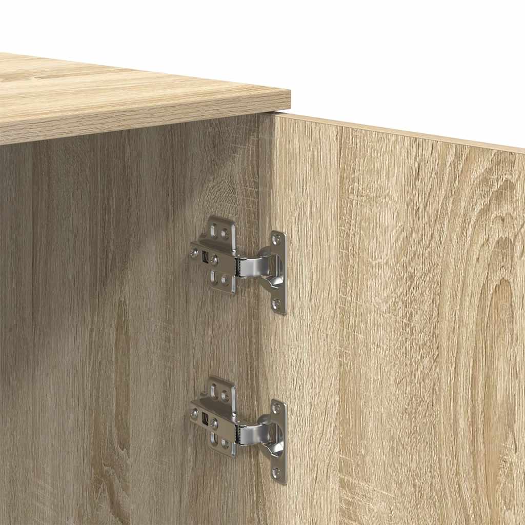 vidaXL Opbergkast wit 40x45x103,5 cm bewerkt hout