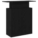 vidaXL Receptiebalie Wit 100x40x104 cm Bewerkt Hout