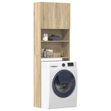 vidaXL Washing Machine Cabinet 64x24x190 cm Engineered Wood White