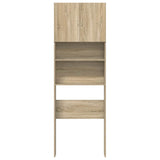 vidaXL Washing Machine Cabinet 64x24x190 cm Engineered Wood White