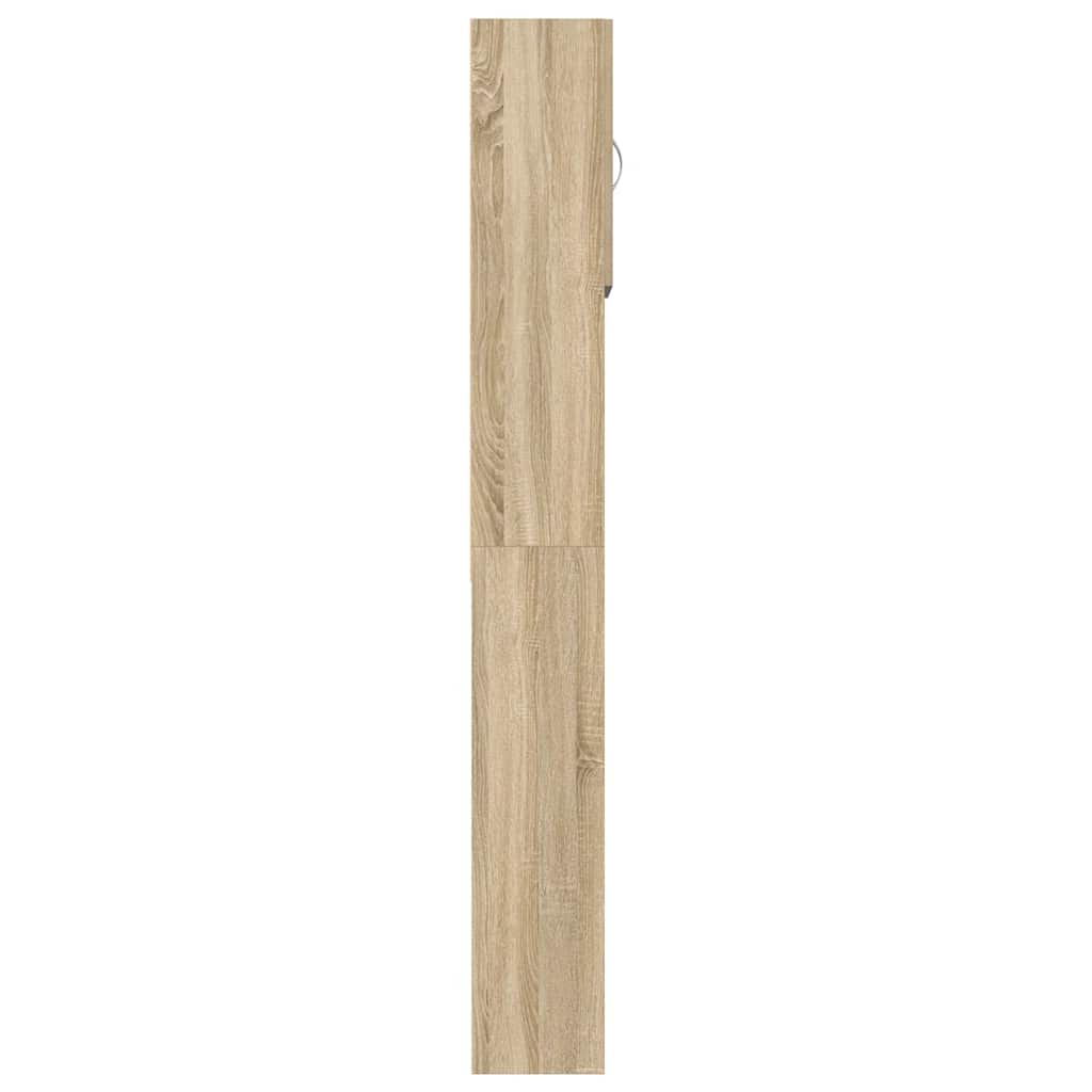 vidaXL Washing Machine Cabinet 64x24x190 cm Engineered Wood White