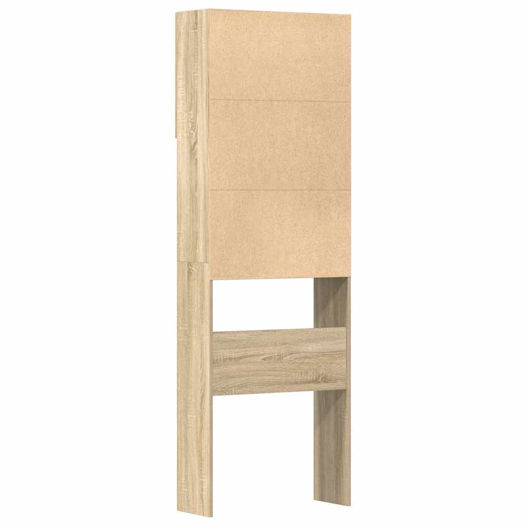 vidaXL Washing Machine Cabinet 64x24x190 cm Engineered Wood White