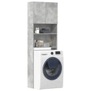 vidaXL Washing Machine Cabinet 64x24x190 cm Engineered Wood White