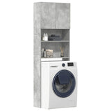 vidaXL Washing Machine Cabinet 64x24x190 cm Engineered Wood White