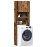 vidaXL Washing Machine Cabinet 64x24x190 cm Engineered Wood White
