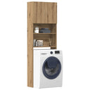 vidaXL Washing Machine Cabinet 64x24x190 cm Engineered Wood White