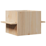 vidaXL Kattenhuis 51x35x30 cm massief grenenhout
