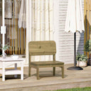vidaXL Tuinstoel 60x52,5x72 cm massief grenenhout