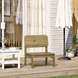vidaXL Tuinstoel 60x52,5x72 cm massief grenenhout