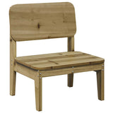 vidaXL Tuinstoel 60x52,5x72 cm massief grenenhout