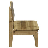 vidaXL Tuinstoel 60x52,5x72 cm massief grenenhout