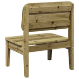 vidaXL Tuinstoel 60x52,5x72 cm massief grenenhout