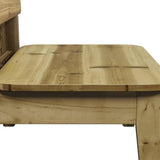 vidaXL Tuinstoel 60x52,5x72 cm massief grenenhout