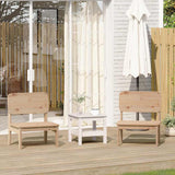 vidaXL Tuinstoel 60x52,5x72 cm massief grenenhout