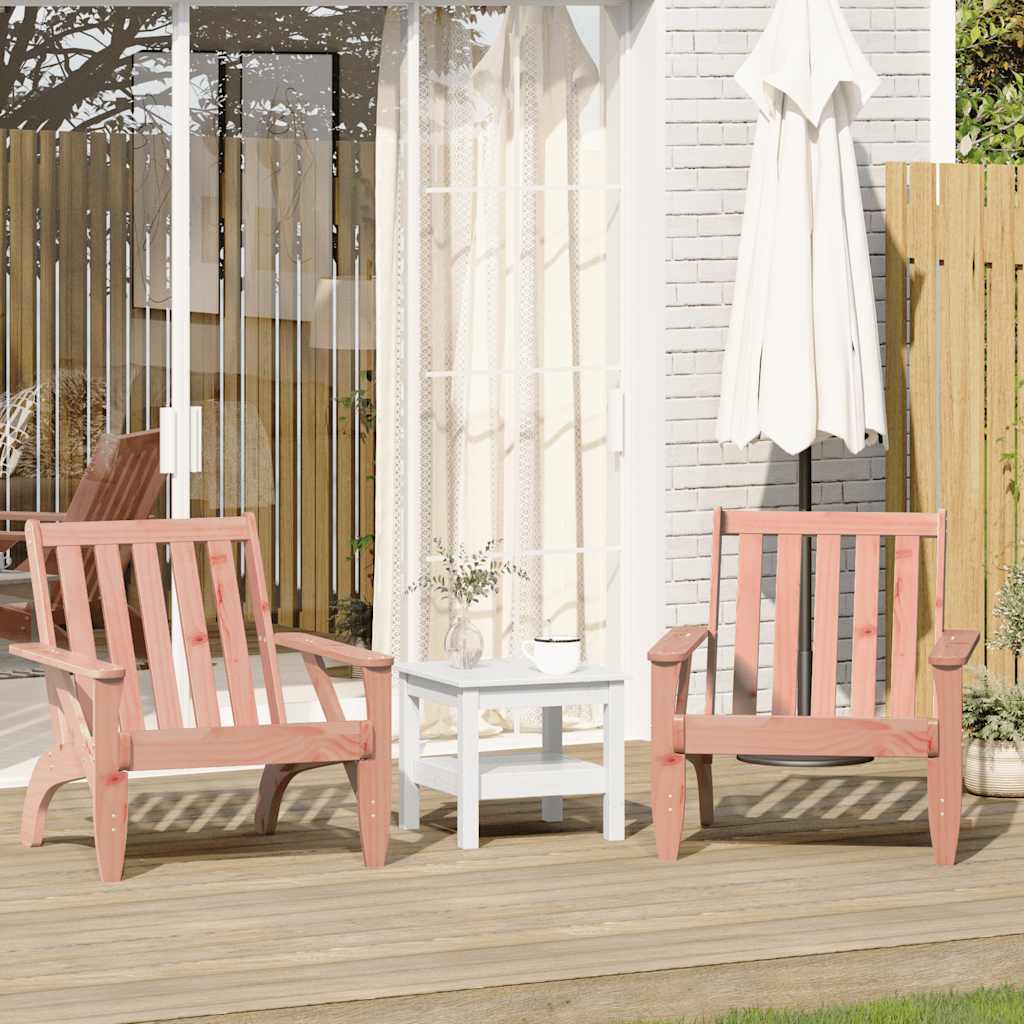 vidaXL Tuinstoel Adirondack 75x77x77 cm massief grenenhout wit