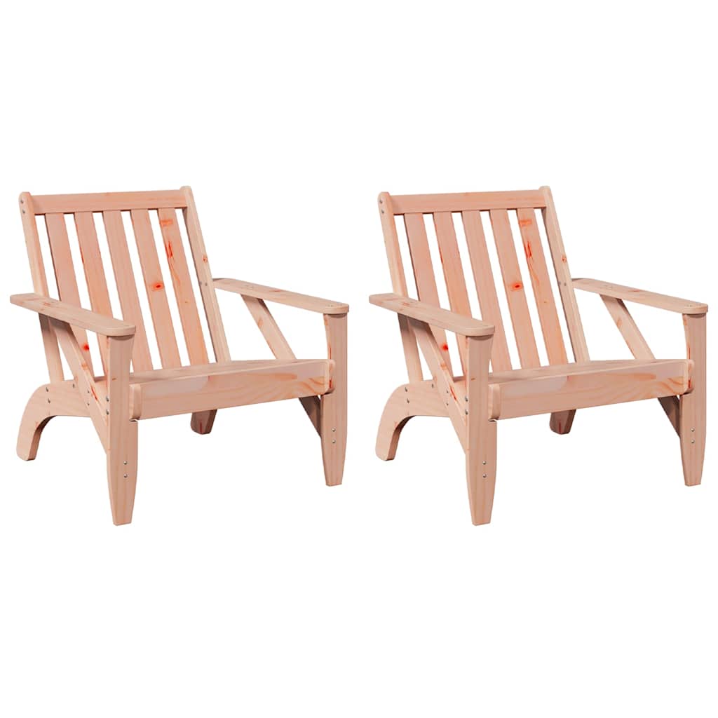 vidaXL Tuinstoel Adirondack 75x77x77 cm massief grenenhout wit
