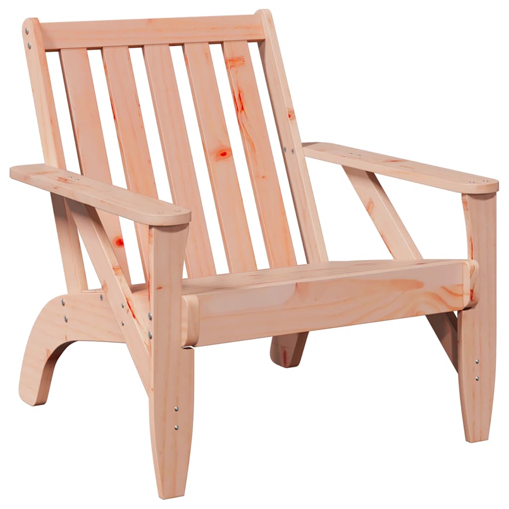 vidaXL Tuinstoel Adirondack 75x77x77 cm massief grenenhout wit
