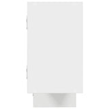 vidaXL Wall Shelf Cube 5 Compartments Engineered Wood White