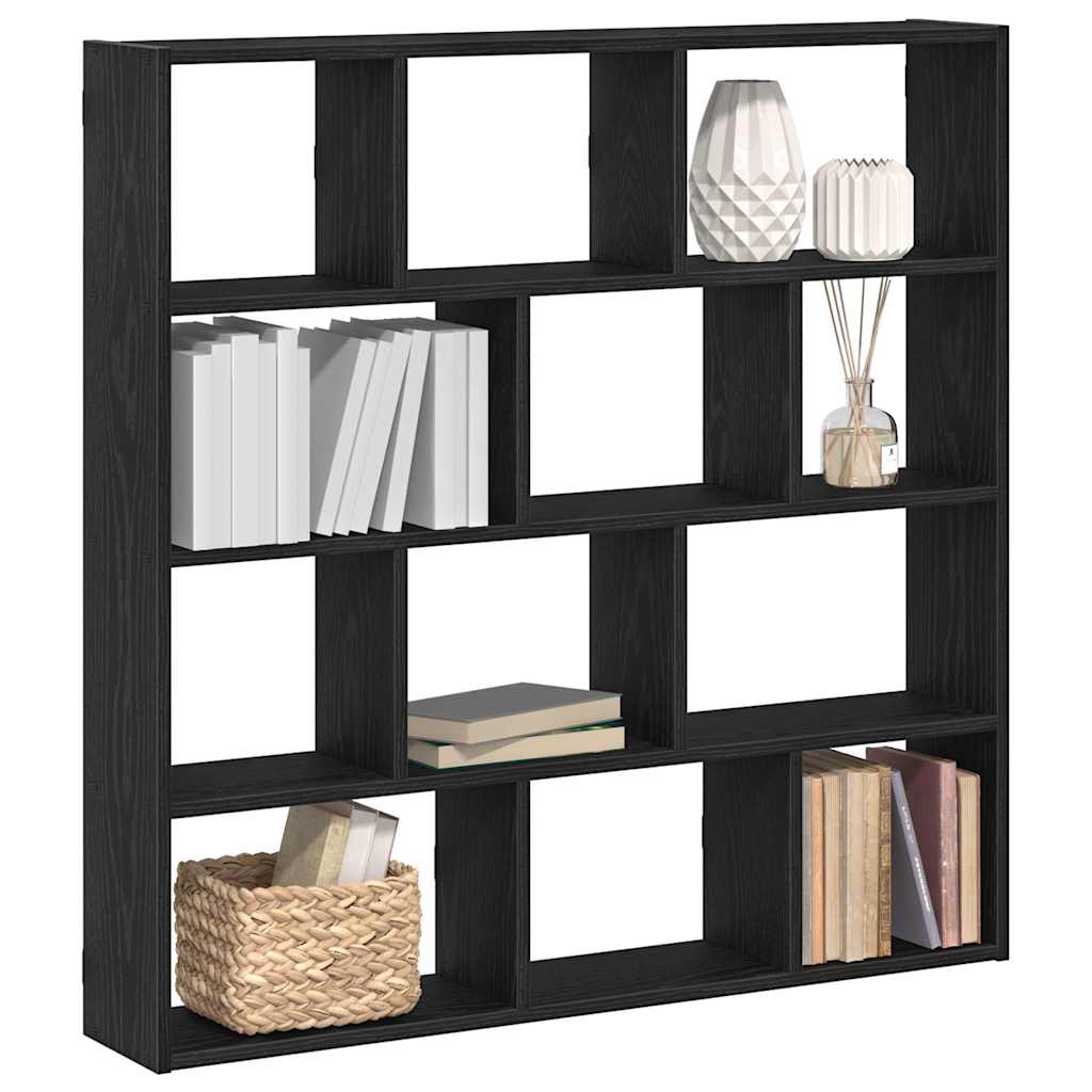 vidaXL Cube Wall Shelf with 12 Compartments Engineered Wood White