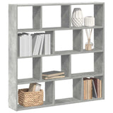 vidaXL Cube Wall Shelf with 12 Compartments Engineered Wood White
