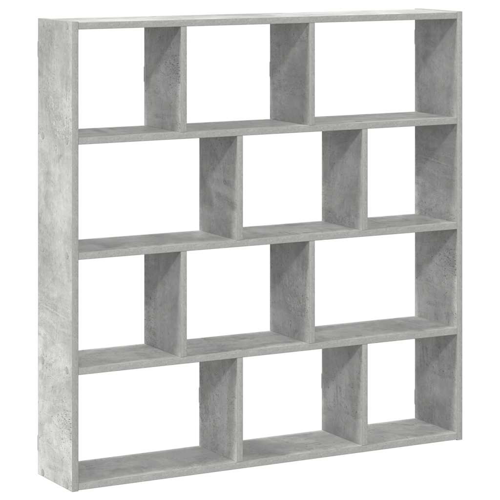 vidaXL Cube Wall Shelf with 12 Compartments Engineered Wood White