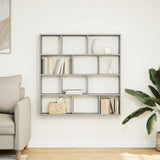 vidaXL Cube Wall Shelf with 12 Compartments Engineered Wood White