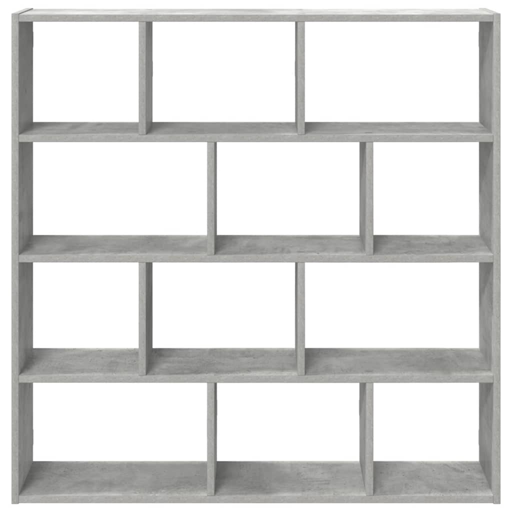 vidaXL Cube Wall Shelf with 12 Compartments Engineered Wood White