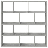 vidaXL Cube Wall Shelf with 12 Compartments Engineered Wood White