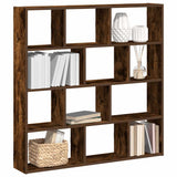 vidaXL Cube Wall Shelf with 12 Compartments Engineered Wood White