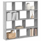 vidaXL Cube Wall Shelf with 12 Compartments Engineered Wood White