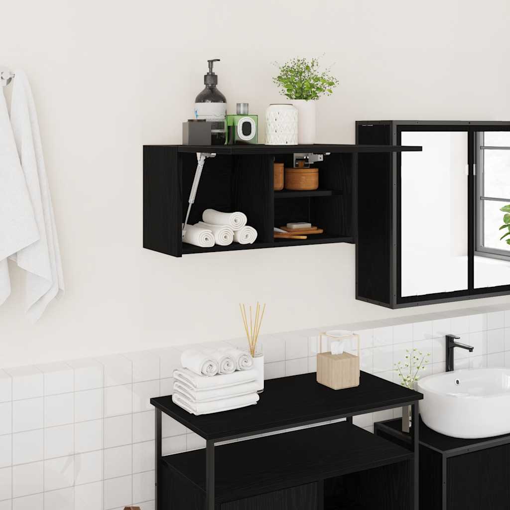 vidaXL Bathroom Wall Cabinet 60x25x30 cm Engineered Wood White