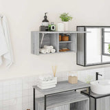 vidaXL Bathroom Wall Cabinet 60x25x30 cm Engineered Wood White