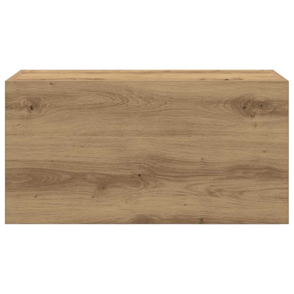 vidaXL Bathroom Wall Cabinet 60x25x30 cm Engineered Wood White
