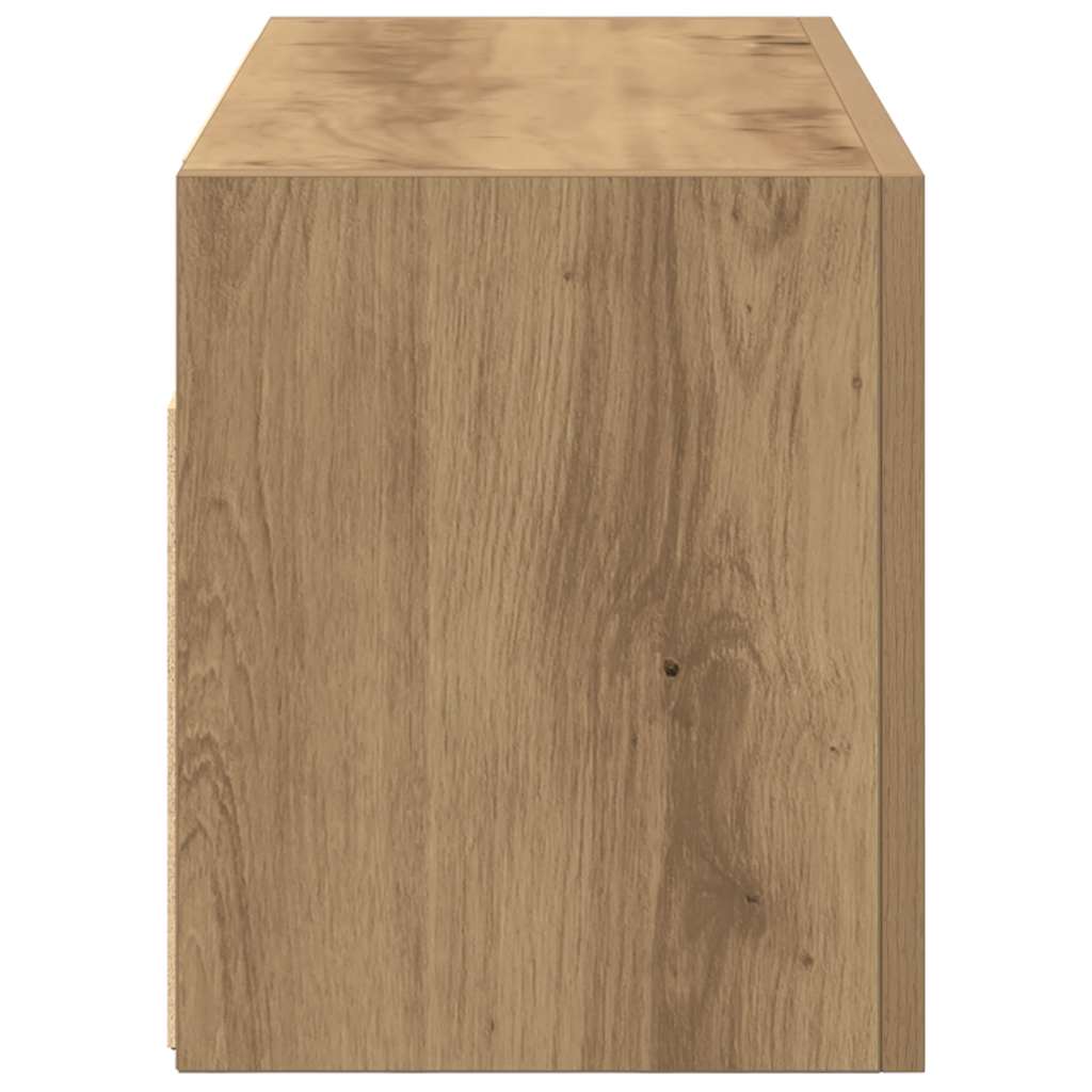 vidaXL Bathroom Wall Cabinet 60x25x30 cm Engineered Wood White