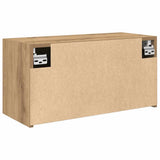 vidaXL Bathroom Wall Cabinet 60x25x30 cm Engineered Wood White
