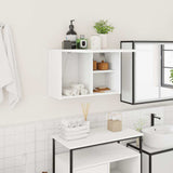 vidaXL Bathroom Wall Cabinet 60x25x30 cm Engineered Wood White